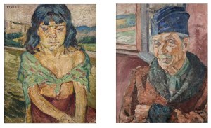 Mela Muter (1876-1967), Portret dziewczynki / Portret mężczyzny