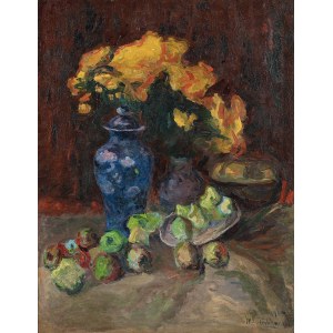 Włodzimierz Terlikowski (1873-1951), Natura morta con fiori, 1914