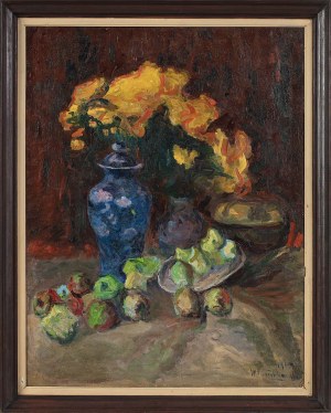 Włodzimierz Terlikowski (1873-1951), Martwa natura z kwiatami, 1914
