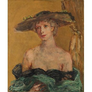 Henryk Gotlib (1890-1966), Dama w kapeluszu