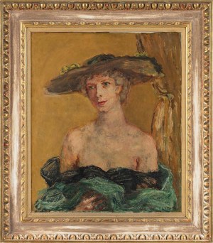 Henryk Gotlib (1890-1966), Dama w kapeluszu