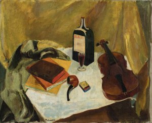 Edward Matuszczak (1906-1965), Martwa natura ze skrzypcami, przed 1939