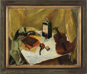 Edward Matuszczak (1906-1965), Martwa natura ze skrzypcami, przed 1939