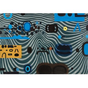 Jan Tarasin (1926-2009), Wave of Objects, 2002