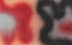 Wojciech Fangor (1922-2015), Bez tytułu, 1967 - praca dwustronna