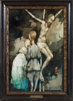 Jerzy Duda-Gracz (1941-2004), Obraz 1383. Pożegnanie - 1920, 1990