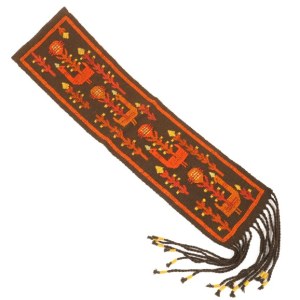 Dílna vzorů Zakopane, Kilim Sumak s názvem. Bird Strange