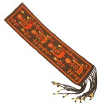 Zakopane Pattern Workshop, Kilim "Sumak" titled. "Bird Strange".