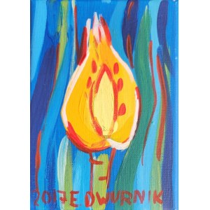Edward Dwurnik, Tulipan, 2017 r.