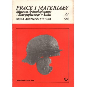 Prace i Materiały Muzeum Archeologiczne i Etnograficznego w Łodzi, Warsaw - Łódź, 1988