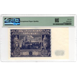 20 Złotych, 1936, seria BN - PMG 66 EPQ
