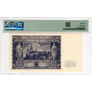 20 Gold, 1936, series AJ - PMG 64