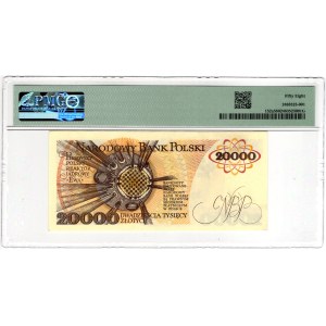 20,000 Gold 1989, AG series - PMG 58