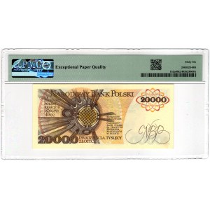 20 000 Złotych 1989, seria AP - PMG 66 EPQ