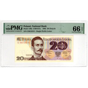 20 or 1982, série C - PMG 66 EPQ