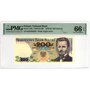 200 Gold 1982, series BZ - PMG 66 EPQ