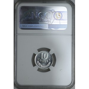10 groszy 1981 - NGC MS 66