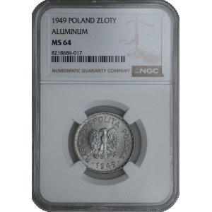 1 gold 1949 - NGC MS 64