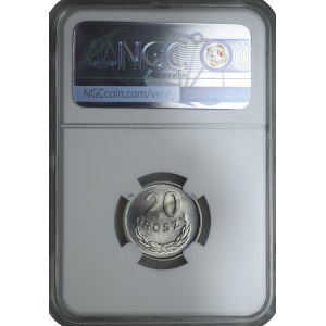 20 halierov 1966 - NGC MS 66