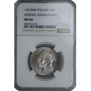 10 zlatých 1967 - NGC MS 66