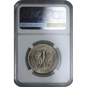 10 gold 1966, Kosciuszko - NGC MS 65