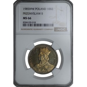 100 gold 1985 - NGC MS 66
