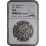 10 gold 1933, Sobieski - NGC AU 58
