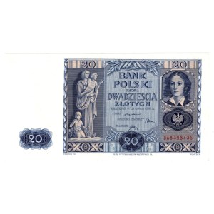 20 Zlotych 1936, DA series
