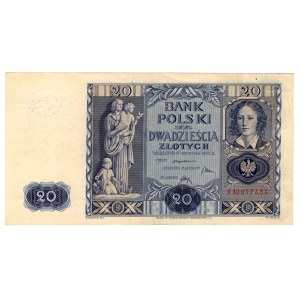 20 Zlato 1936, séria AA - prvá séria