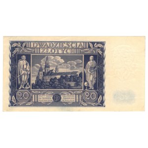 20 Zlato 1936, séria AA - prvá séria