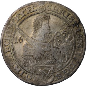 Germany, Electorate of Saxony, Christian II, John George I and Augustus, Thaler Dresden 1605