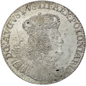 August III, two-zloty, 8 pennies 1753 EC, Leipzig