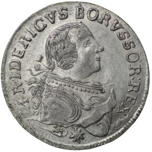 Germany, Ducal Prussia, Frederick II the Great, Sixpence 1754 E, Königsberg