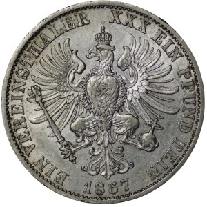 Germany, Prussia, Wilhelm I, thaler 1867 A, Berlin