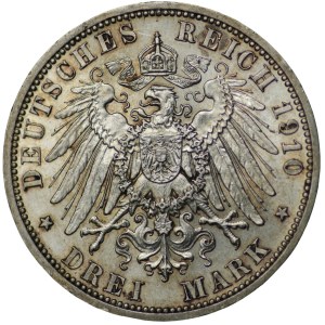 Niemcy, Prusy, 3 Marki 1910 A, Berlin