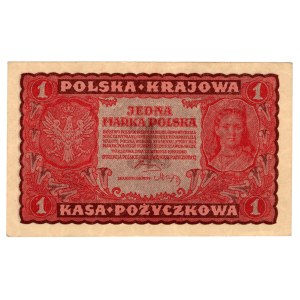 1 Mark Poland 1919, 1st series CO.