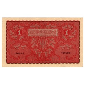 1 Mark Poland 1919, 1st series CO.