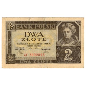 2 Złote 1936, seria AF