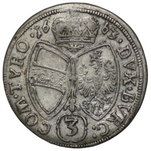 Austria, Sigismund Francis 3 Krajcary 1663 Hall