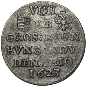 Węgry, Ferdynand II 9 denarów (Grosz) 1623 KB Kremnica