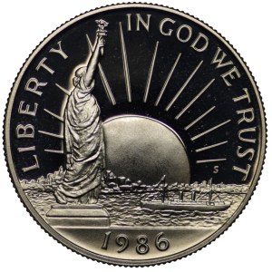USA, 1/2 Dollar 1986