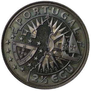 Portugalia, 2 1/2 Ecu 1992