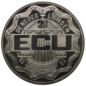 Netherlands, 2 1/2 Ecu 1993