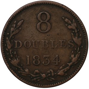 Guernsey, 8 dvojíc 1834