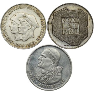 2 x 200 zlatých, 1000 zlatých 1982 - sada 3 kusů, stříbro