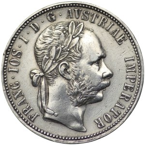 Austria, Franciszek Józef I, 1 floren 1884 Wiedeń