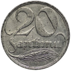 Lettland, 20 Santimu, 1922