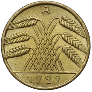 Germany, Weimar Republic, 10 Reichspfennig 1929 A