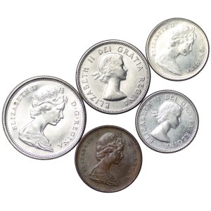 Canada, set of 5 pieces