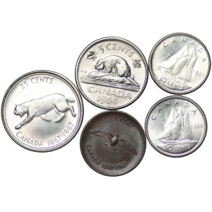Canada, set of 5 pieces